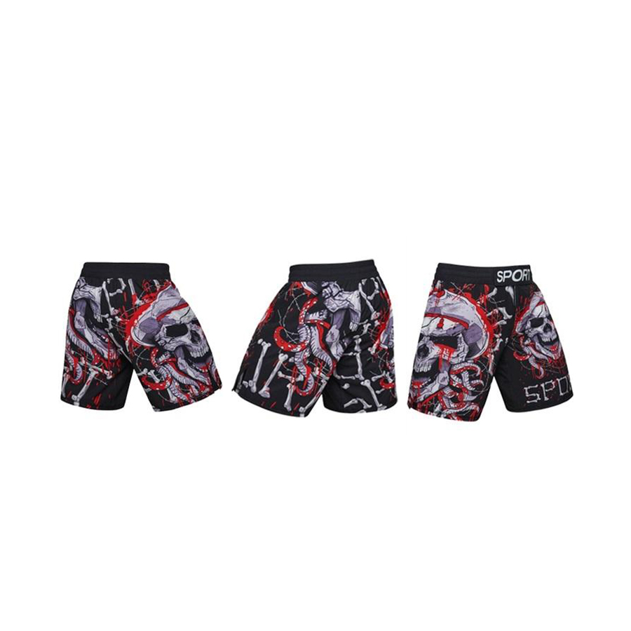 Lightning Skull Fight Shorts (5&7“ Inseam) – Takedown Sportswear